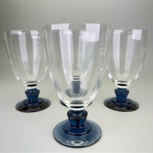 Set of Florian Blue Goblets